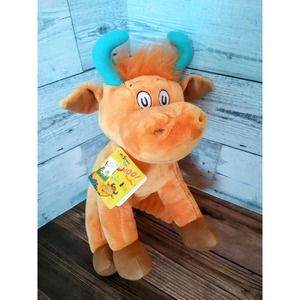 Dr. Suess Mr. Brown Can Moo Cow Plush NWT